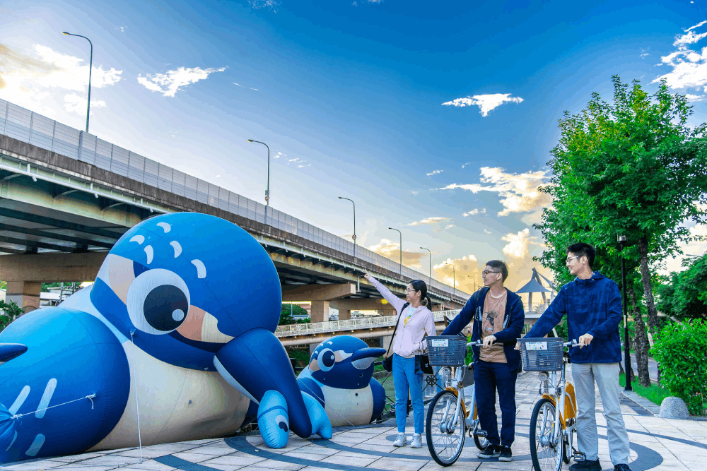 百盞燈飾、照樹燈點亮湳仔溝 新北市府讓津渡橋仲夏夜華麗變身 141