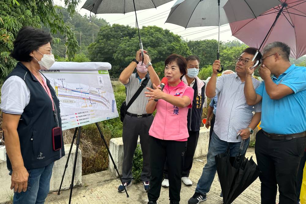 解決神岡崎溝橋水患 楊瓊瓔：持續爭取中央、地方治水經費 45