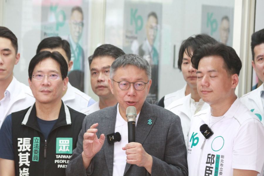 民眾黨總統參選人柯文哲。（方炳超攝）