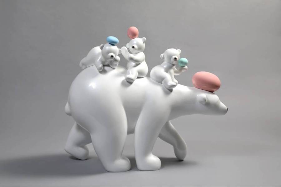 南韓當代美術館收藏 卞大龍My Bear創作個展 5